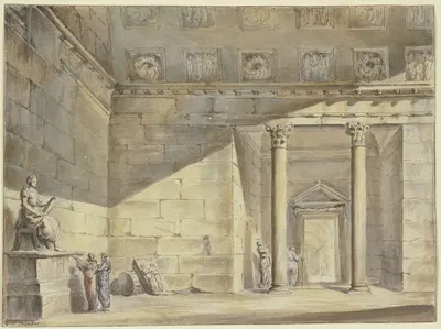 Roman room by Georges-François Blondel — digital art print download
