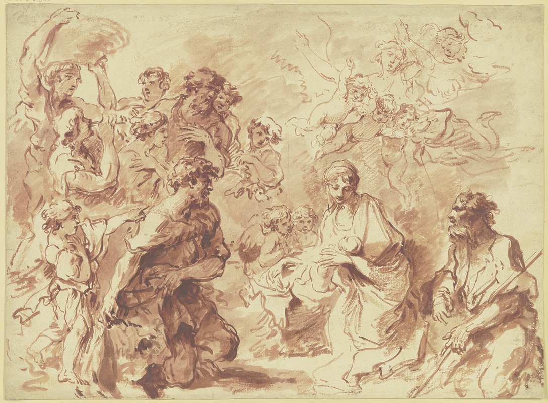 Adoration of the shepherds — Giovanni Benedetto Castiglione