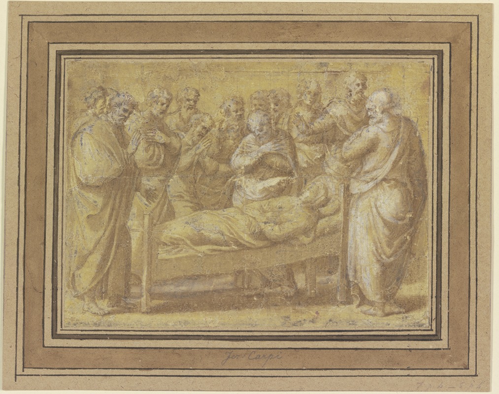 Mary's death by Джироламо да Карпи — digital art print download