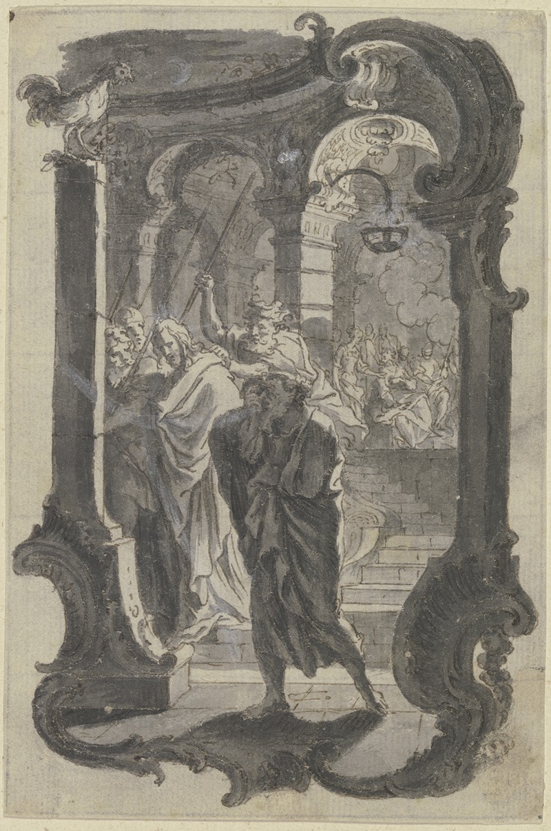 Denial of Peter by Gottfried Bernhard Göz — digital art print download