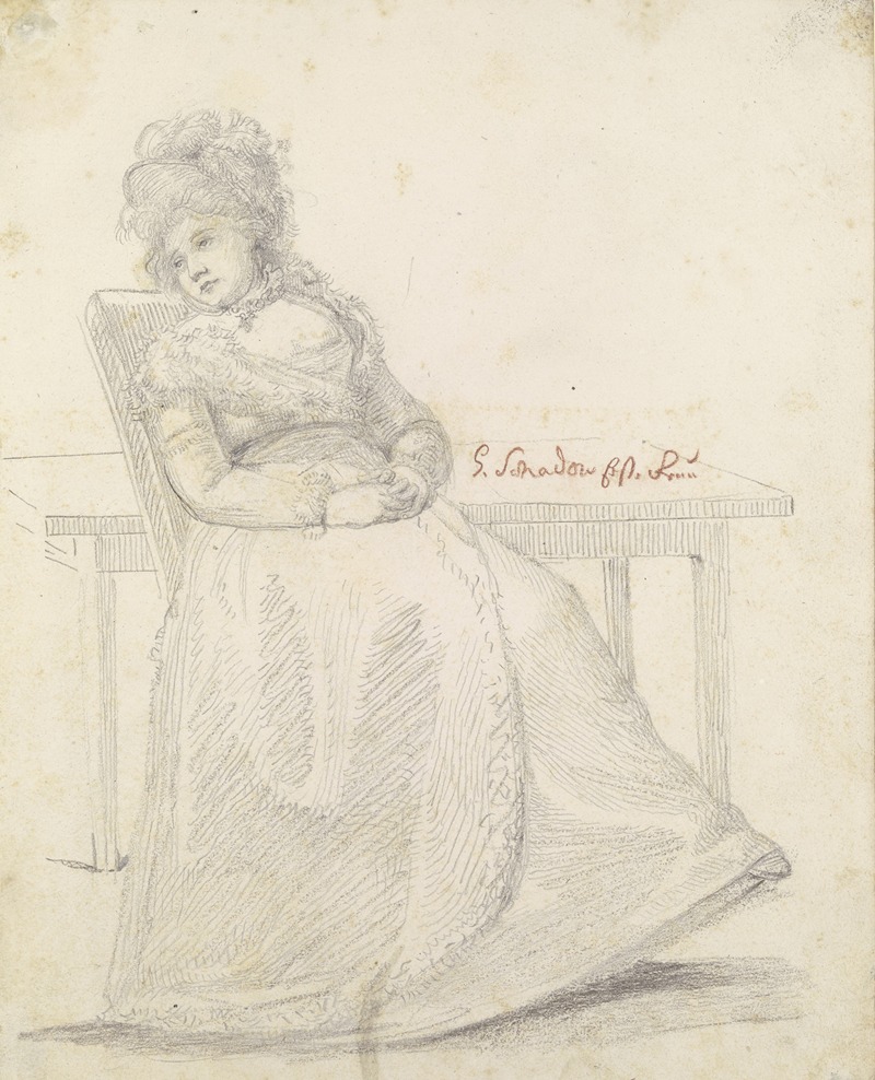 Marianne Schadow by Johann Gottfried Schadow — digital art print download