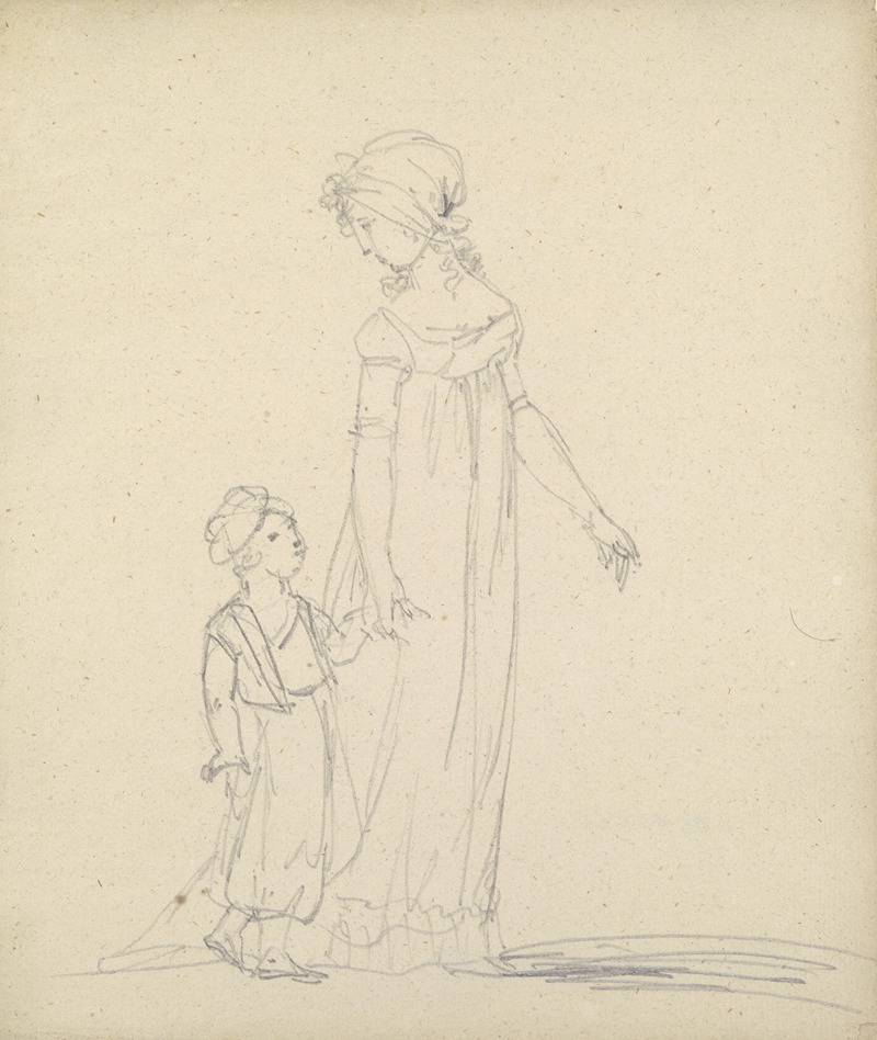 Young woman with child — Johann Gottfried Schadow