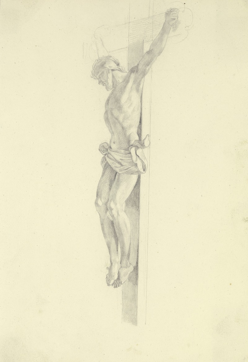 Christ on the cross by Gustav Heinrich Naecke — digital art print download