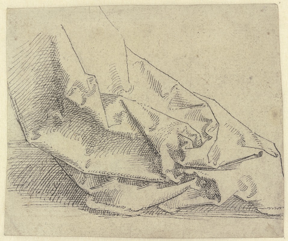 Drapery study by Ганс Брозамер — digital art print download