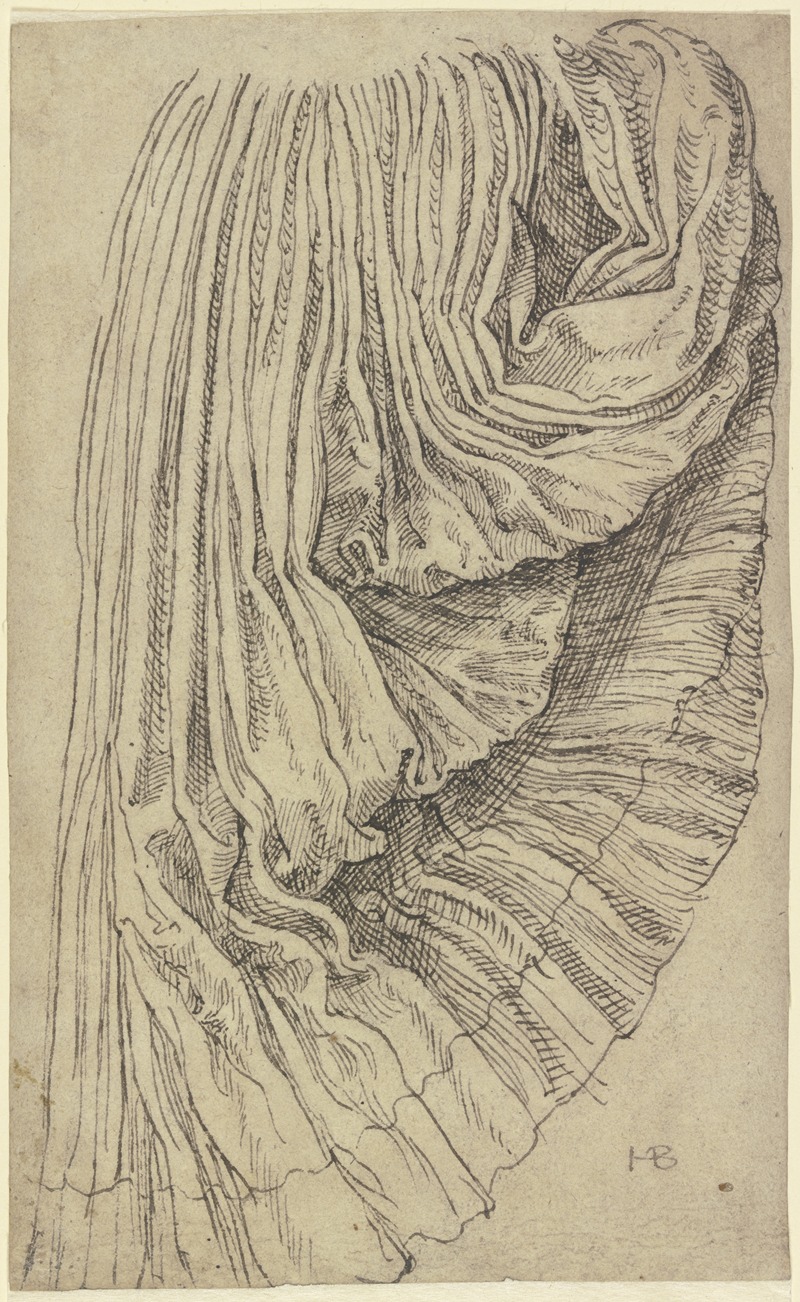 Pleated skirt by Ганс Брозамер — digital art print download