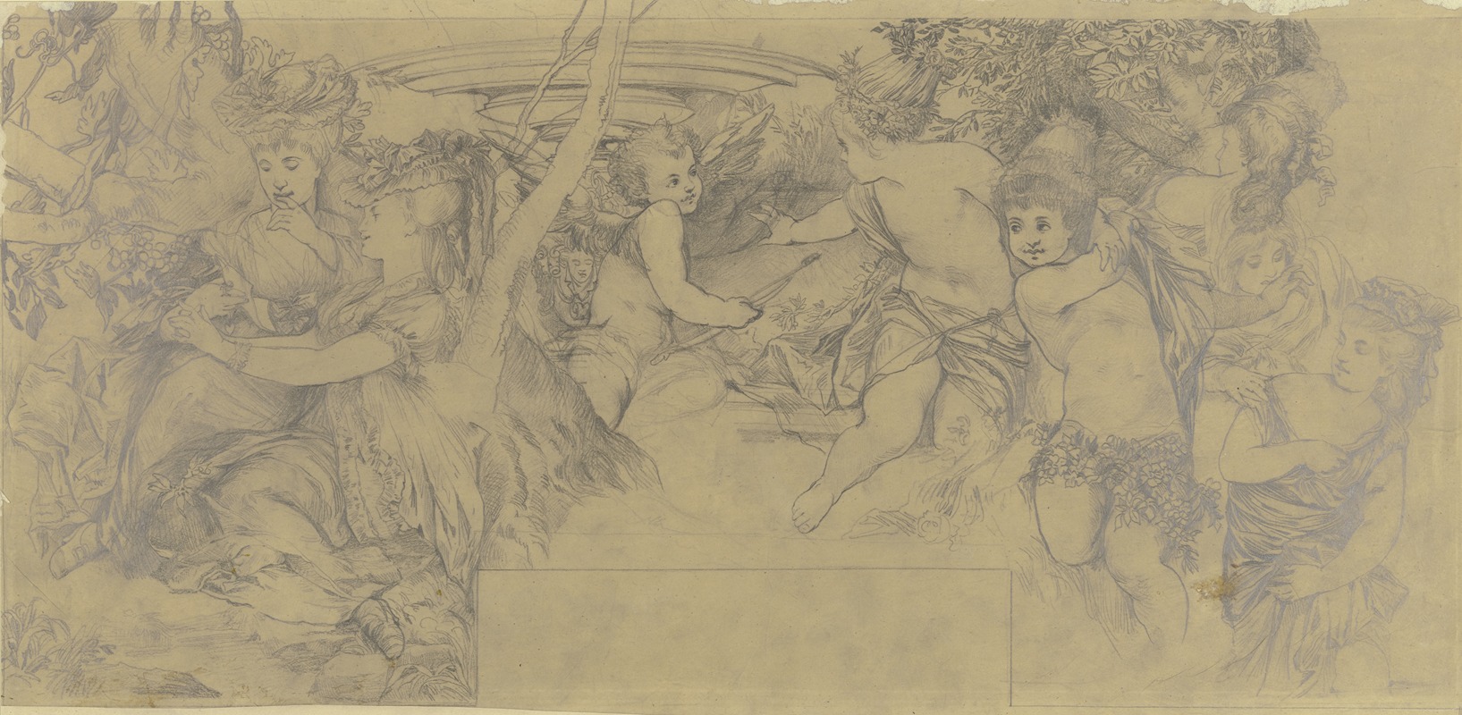 Cupids and Cupid by Ганс Макарат, 1869-1870 — digital art print download
