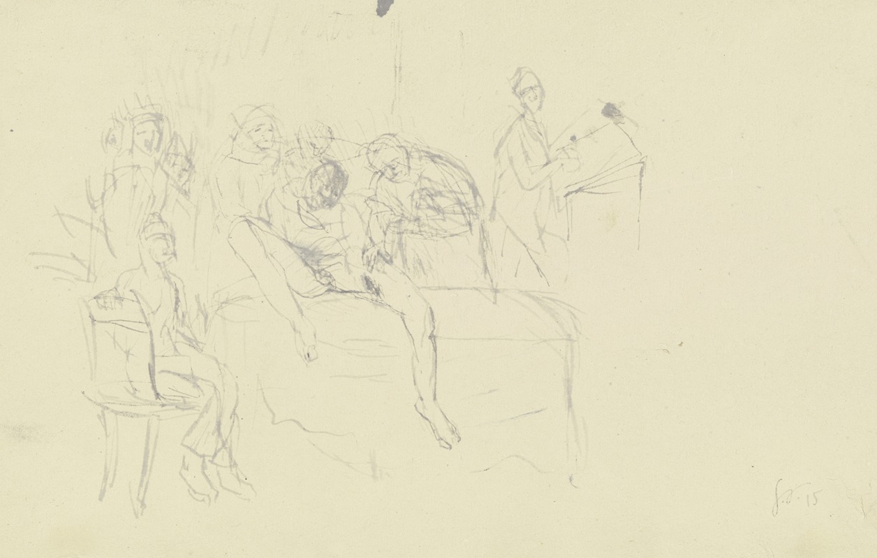 Studie aus dem Kriegslazarett — Hans Sutter