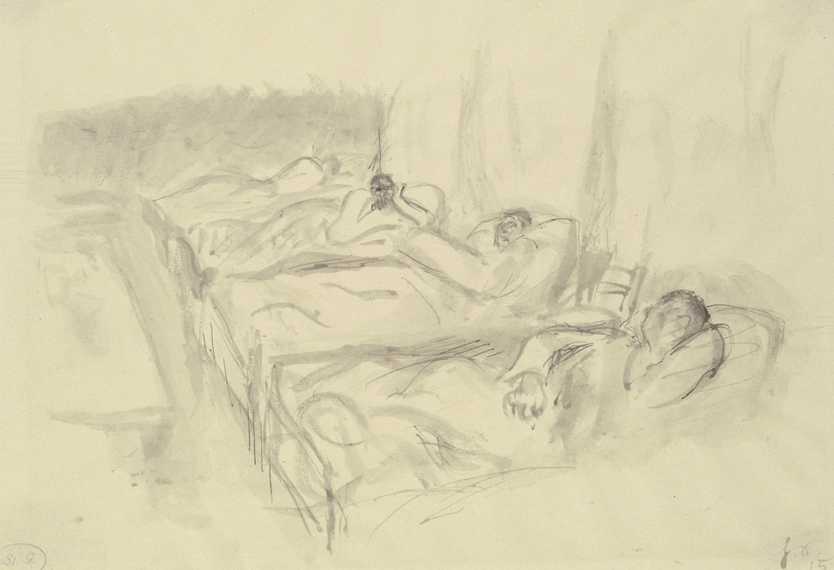 Studie aus dem Kriegslazarett — Hans Sutter