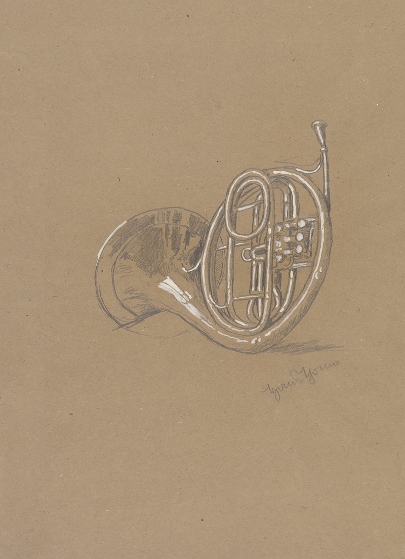 French horn by Ханс Тома — digital art print download