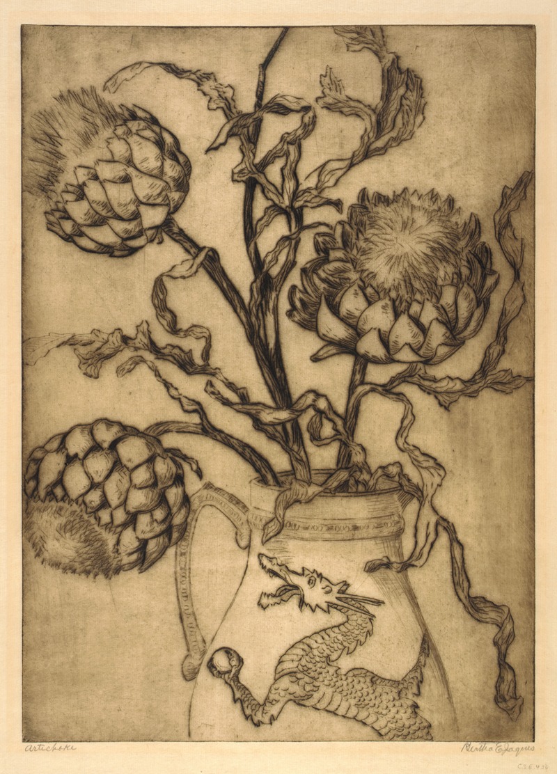 Artichoke by Берта Жак — digital art print download