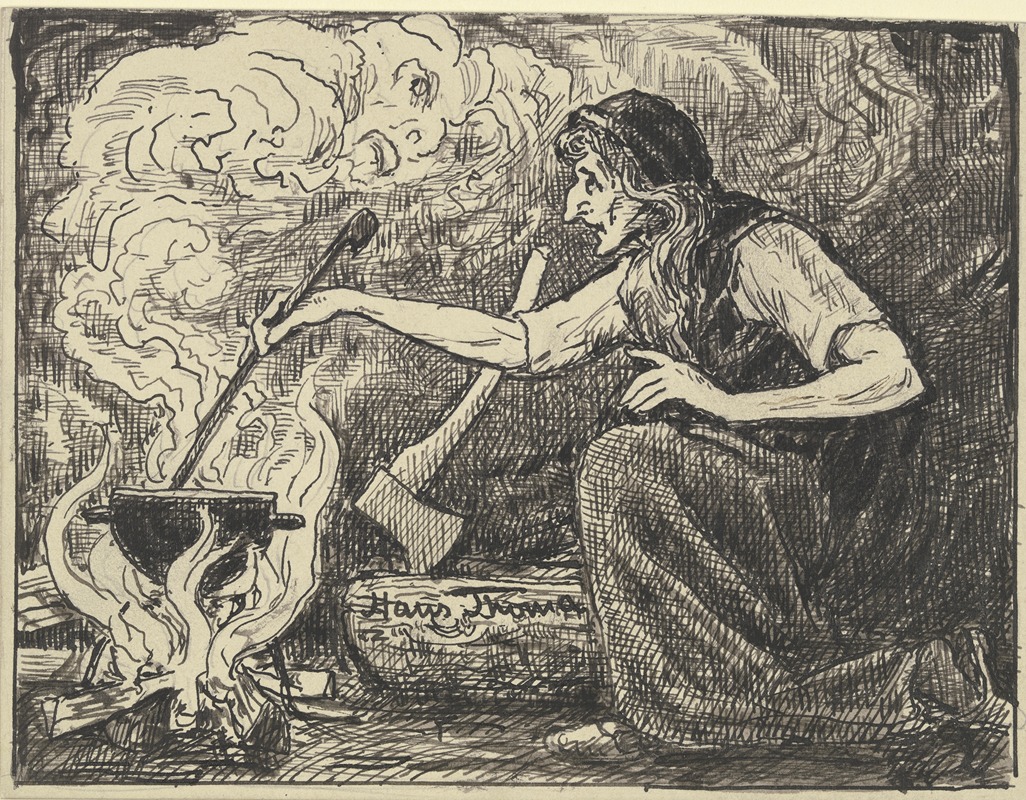 Witches' kitchen by Ханс Тома — digital art print download
