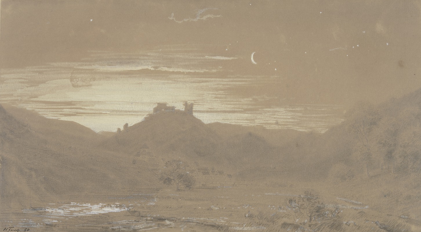 Taunuslandschaft bei Morgendämmerung — Генрих Функ