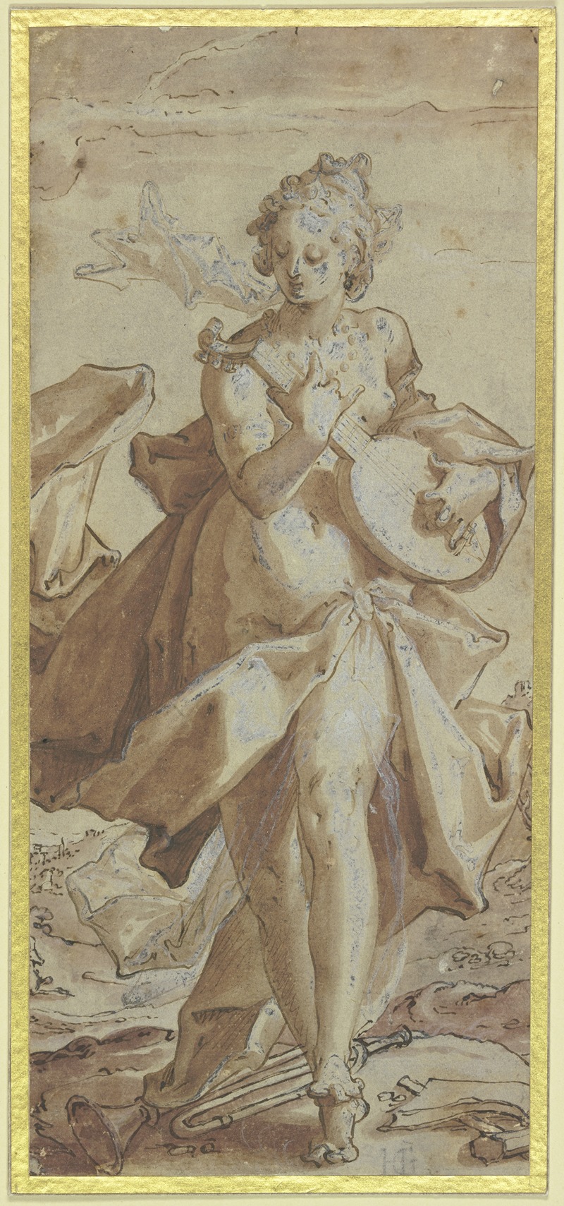The sense of hearing — Hendrick Goltzius