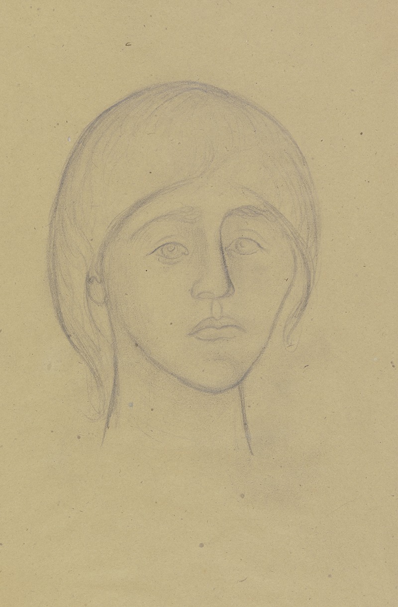 Bildniskopf Maria Blumenthal by Hermann Blumenthal — digital art print download