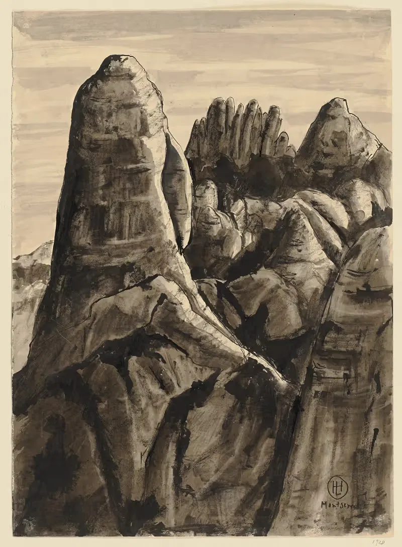 Монсеррат by Герман Лисманн, 1928 — digital art print download