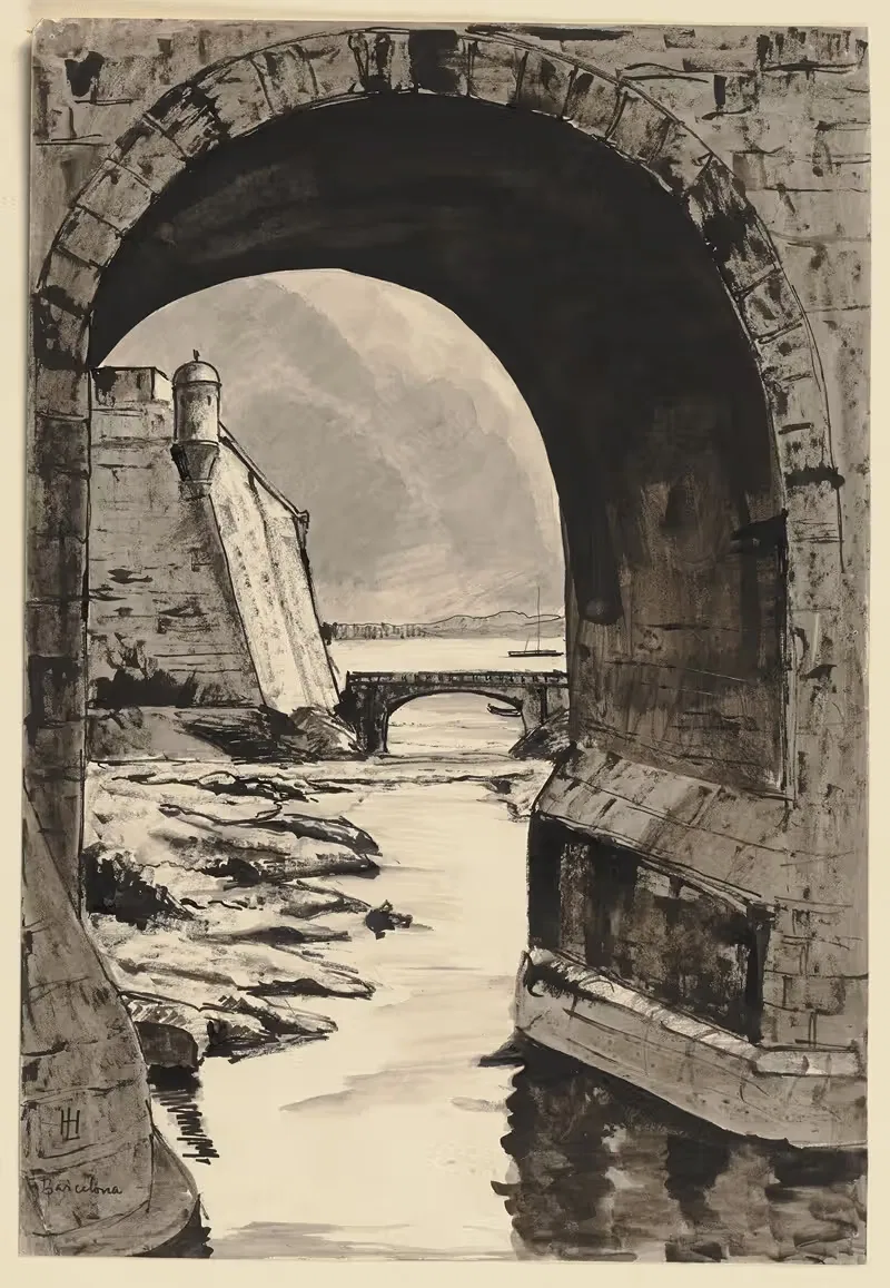 The port of Barcelona — Hermann Lismann