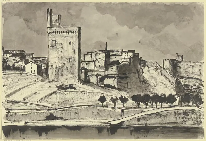 Вильнев-ле-Авиньон by Герман Лисманн, 1911 — digital art print download