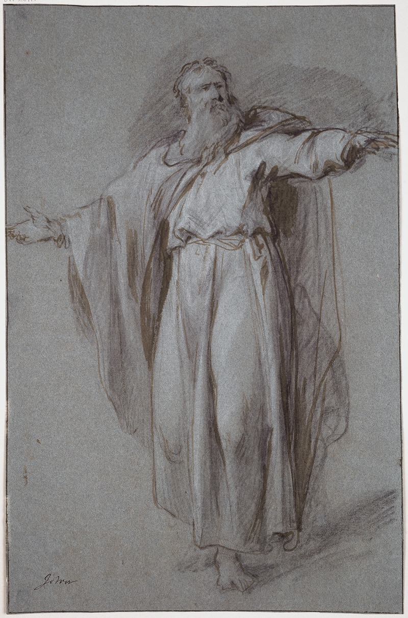 Figural study; Moses by Якоб де Вит — digital art print download