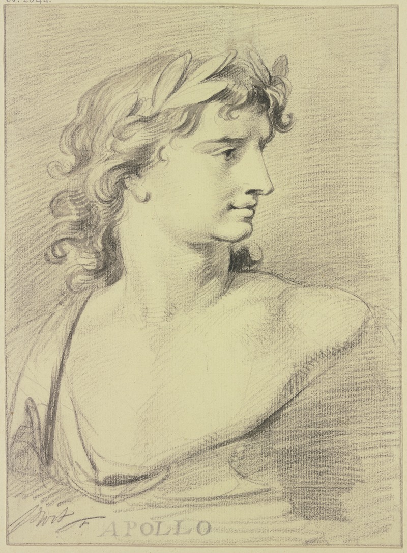 Bust of Apollo by Якоб де Вит — digital art print download