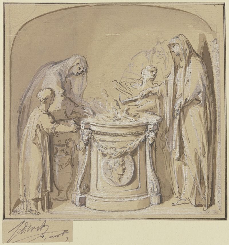 Sacrificing vestal virgins — Якоб де Вит