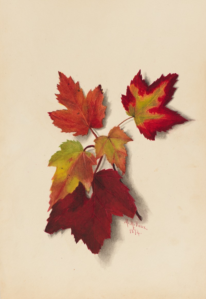 Autumn Leaves by Мэри Вокс Уолкотт, 1874 — digital art print download