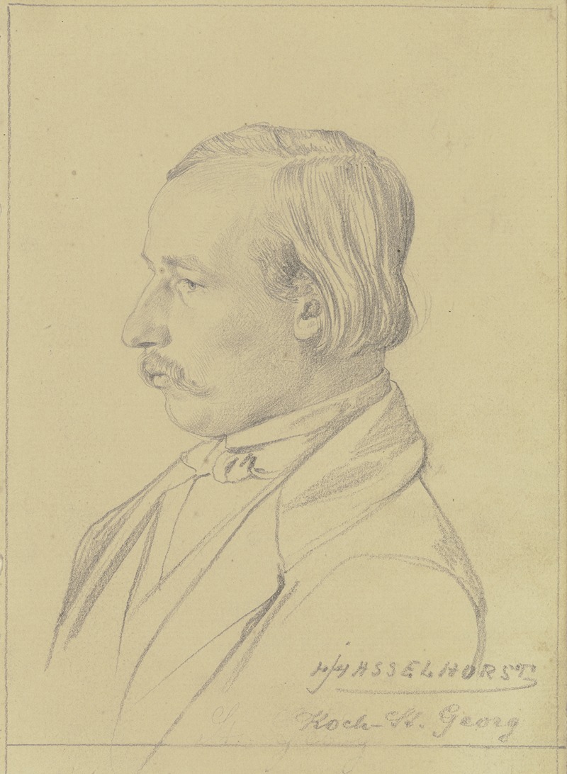 Portrait of Mr Koch — Johann Heinrich Hasselhorst