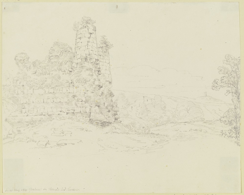 Grabmal der Horatier und Curiatier — Joseph Thürmer