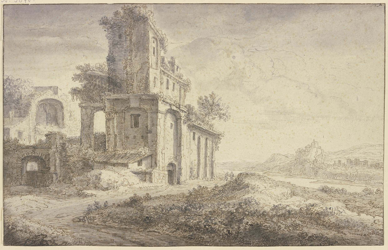 Roman ruins by Ян Асселейн — digital art print download