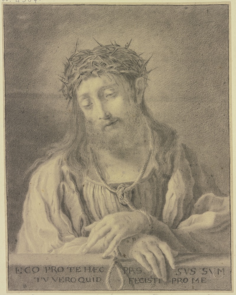 Ecce Homo, Brustbild, Ego pro te pro me — Ян Фредерик Ширеке