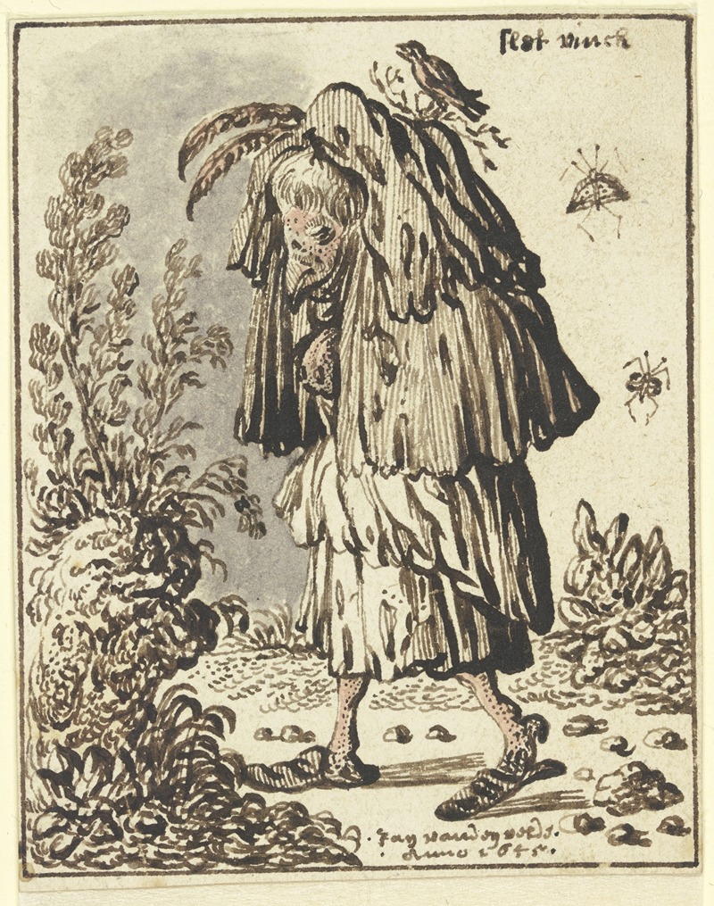 Flot vinck by Jan Jansz. van De Velde III, 1645 — digital art print download