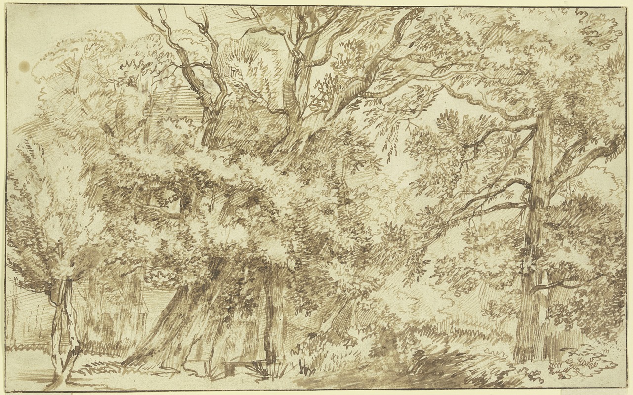 Forest landscape by Ян Лиевенс — digital art print download