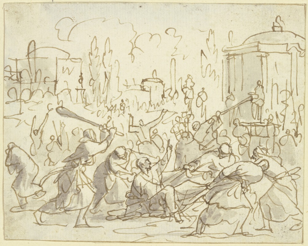 Tod des Timotheus zu Ephesus by Jan Luyken, 1698 — digital art print download