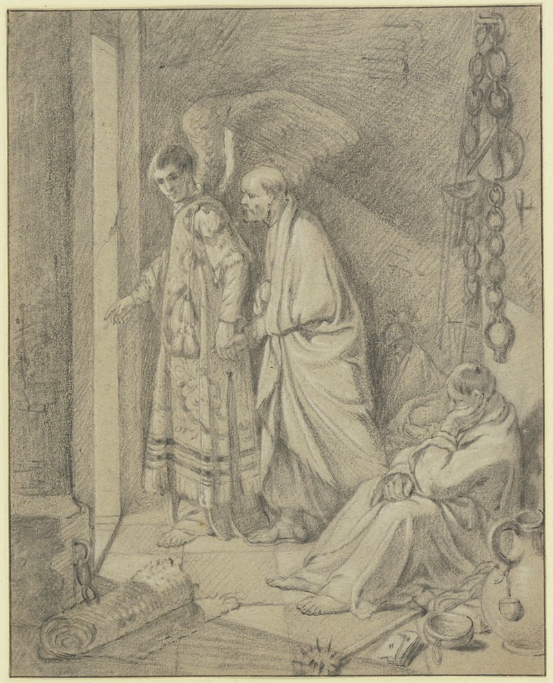 Freeing of Peter by Jan Simonsz. Pynas — digital art print download