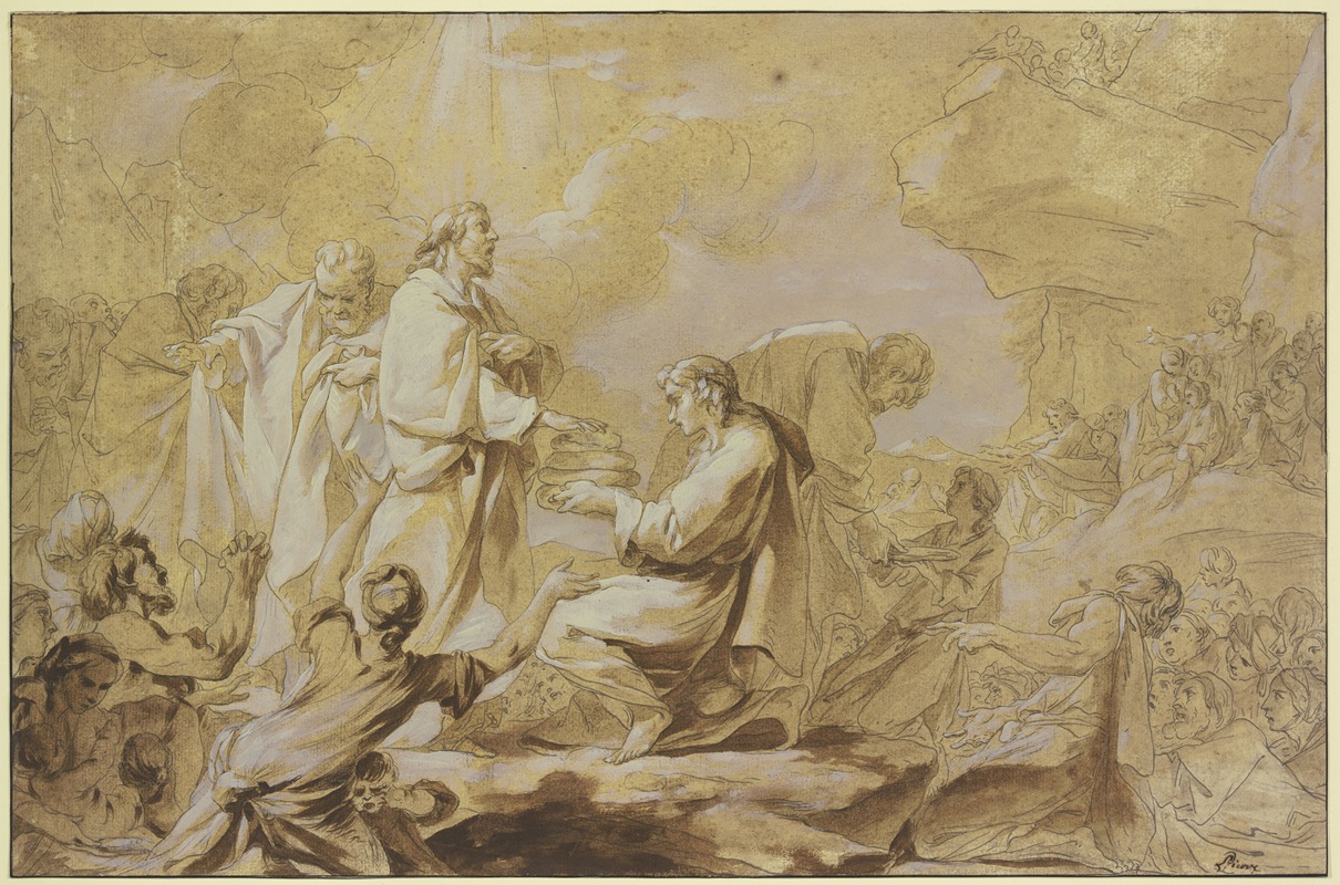 Die wunderbare Brotvermehrung — Jean Baptiste Marie Pierre