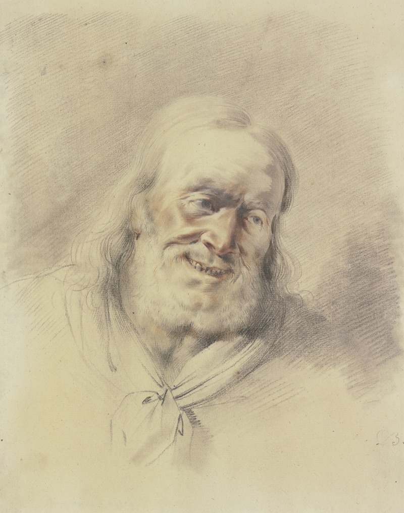 Head of a laughing old man — Jean-Jacques de Boissieu