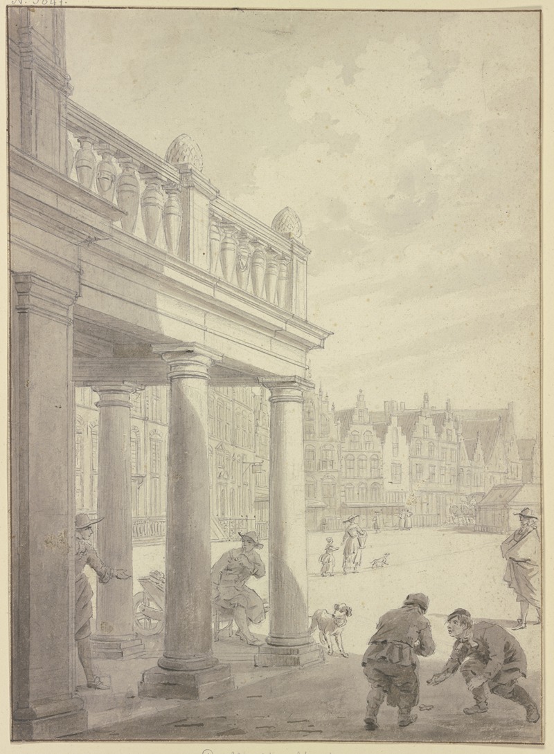 The market of Haarlem — Job Adriaensz Berckheyde