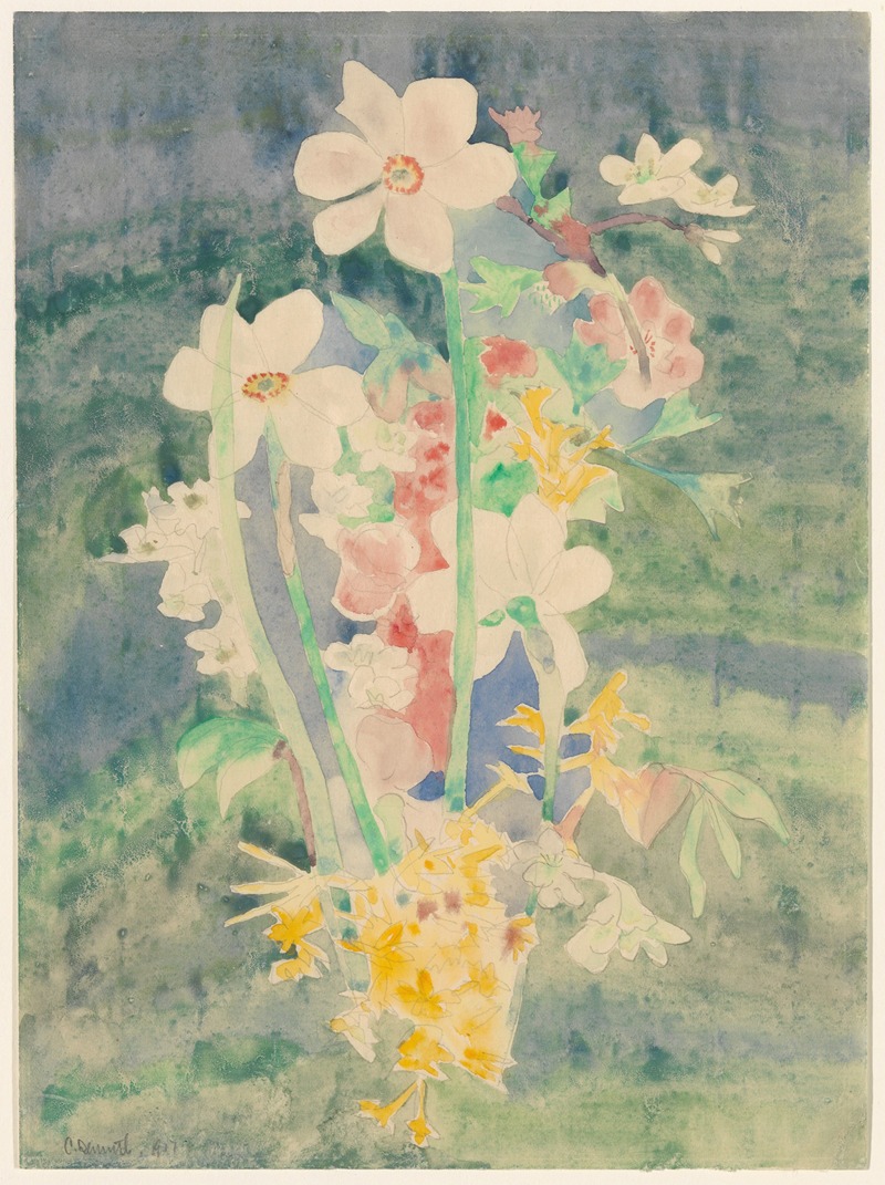 Narcissi by Charles Demuth, 1917 — digital art print download