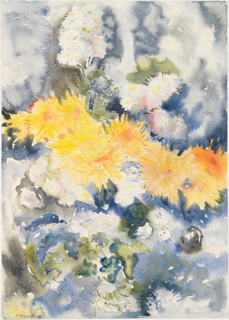 Yellow and Blue by Charles Demuth, 1915 — digital art print download