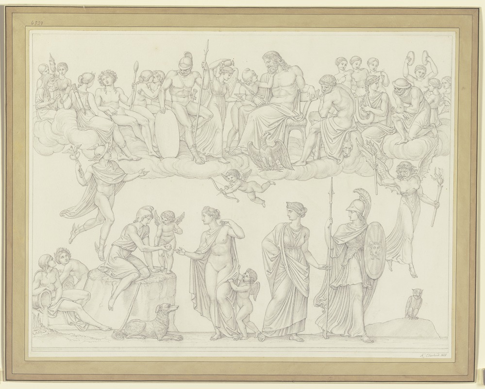 The judgement of Paris — Konrad Eberhard
