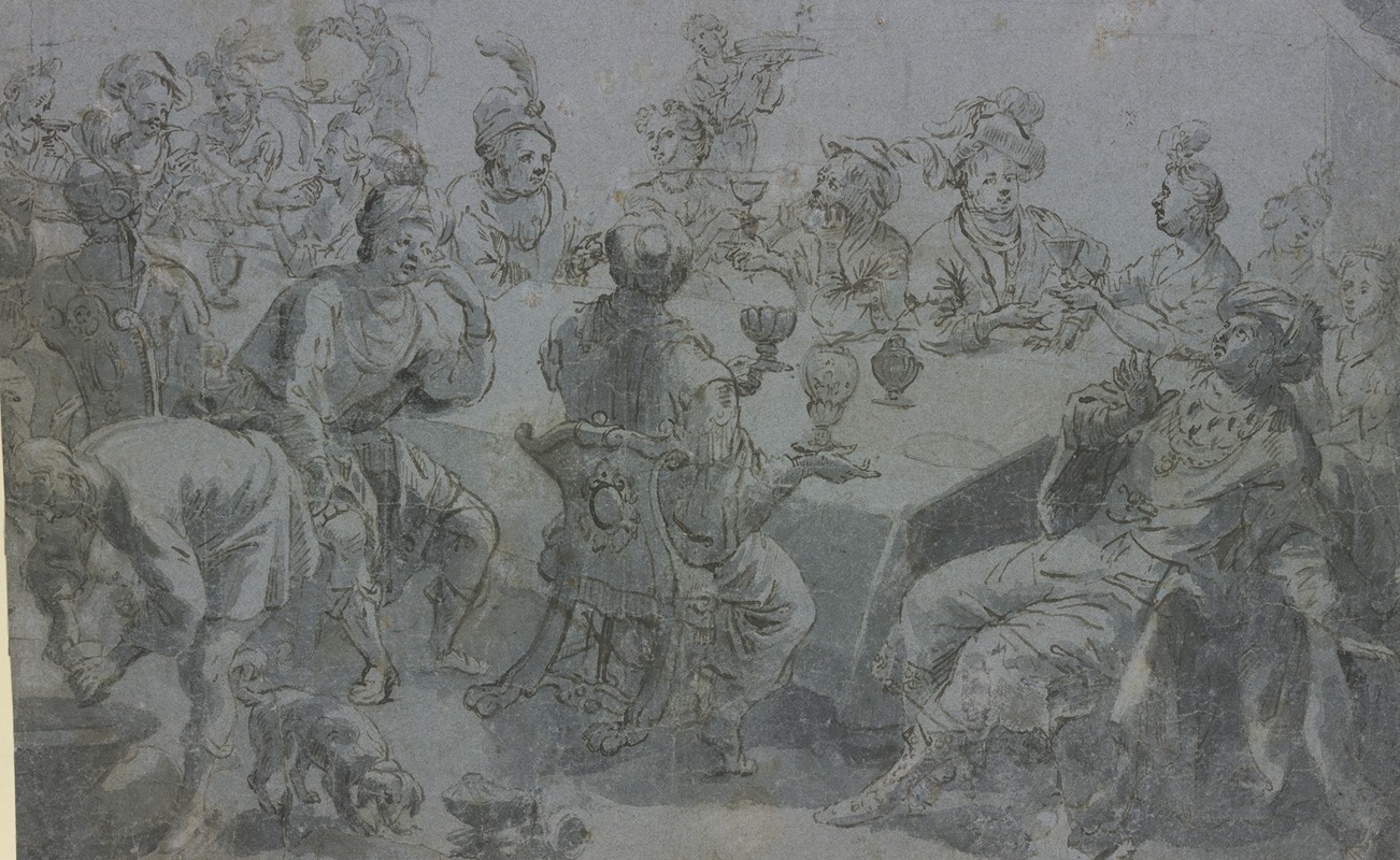 Banquet of Belshazzar — Леонар Брамер