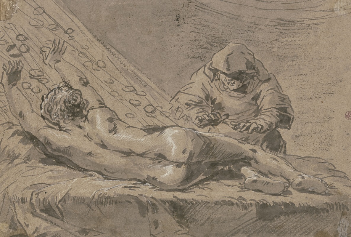 Danaë and the golden rain — Leonaert Bramer