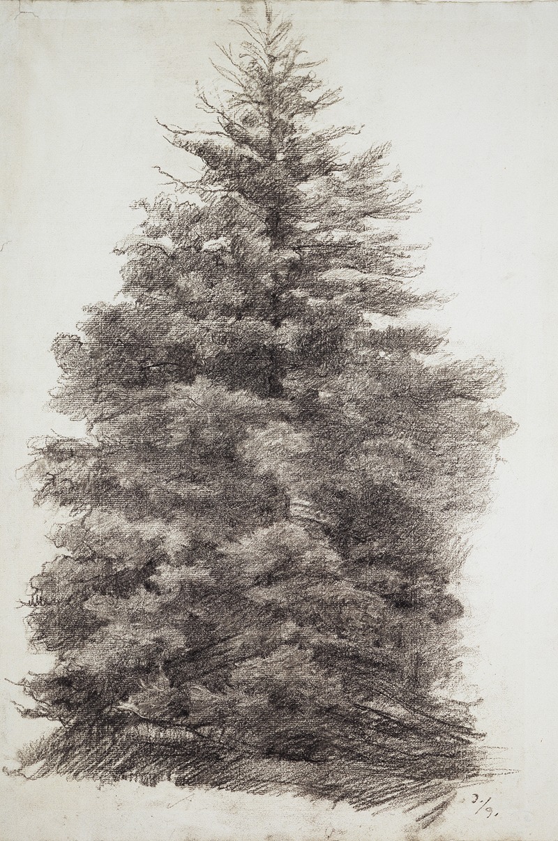 Fir tree by Луи Эйзен — digital art print download