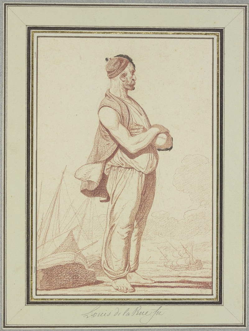 Turkish mariner by Louis-Felix de La Rue — digital art print download