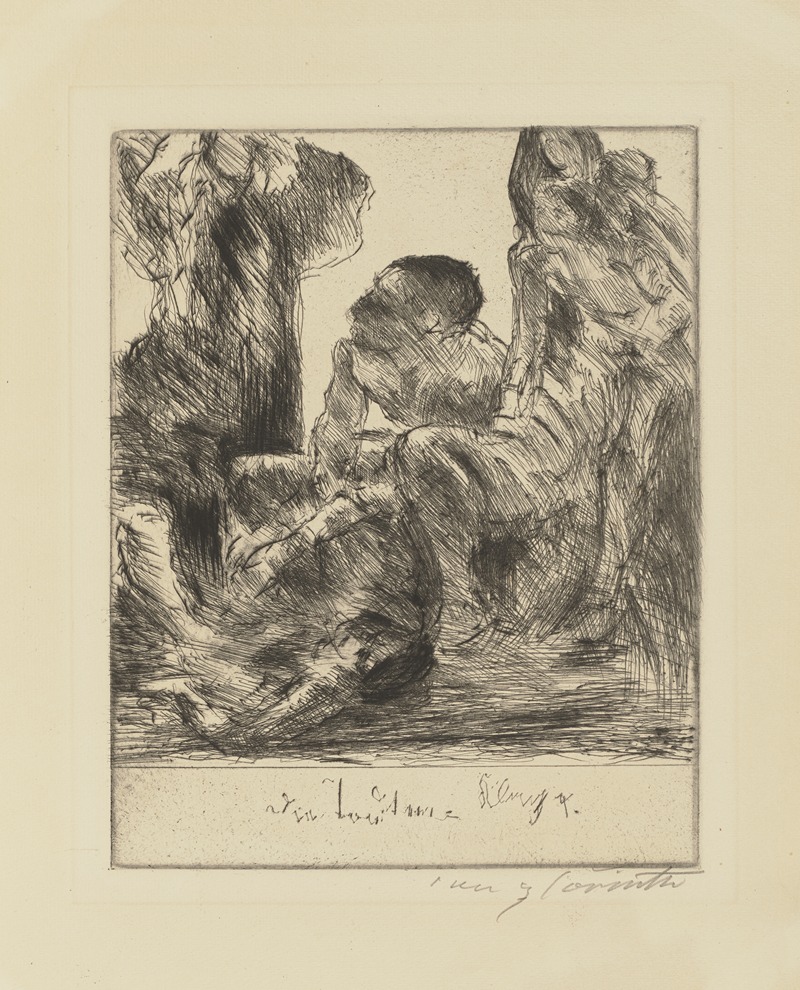 Die Totenklage by Ловис Коринт, 1921 – 1922 — digital art print download