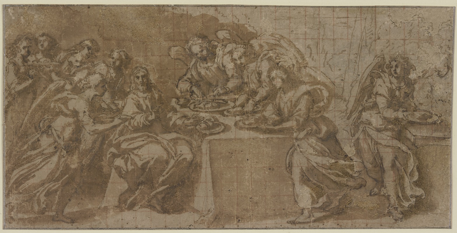 Die Speisung Christi in der Wüste — Ludovico Carracci