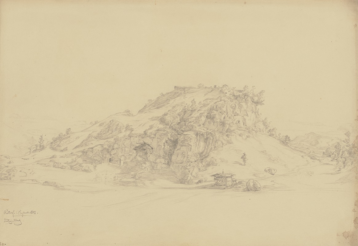 Audorf by Ludwig Metz, 1862 — digital art print download