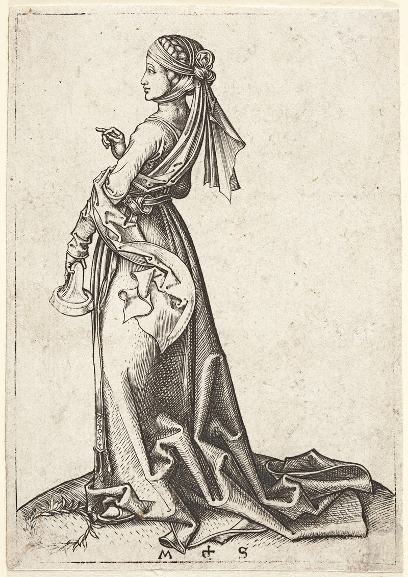 The first foolish Virgin by Martin Schongauer — digital art print download