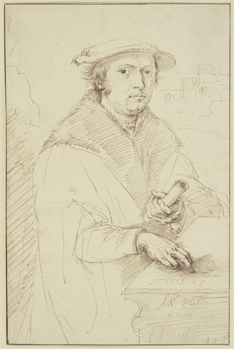Portrait of a benefactor — Matthys van den Bergh
