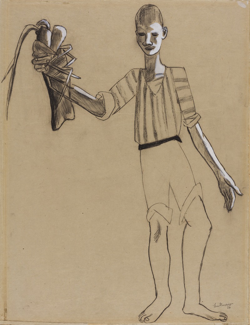 Boy with Lobster by Макс Бекманн, 1926 — digital art print download
