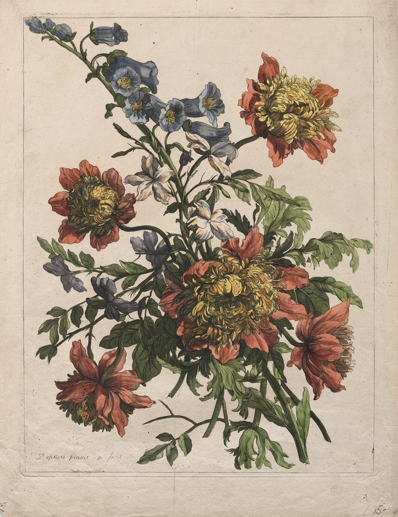 Bouquet by Jean-Baptiste Monnoyer — digital art print download